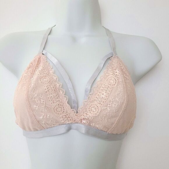 Victoria's Secret Pink Lace Bralette M - Picture 1 of 7